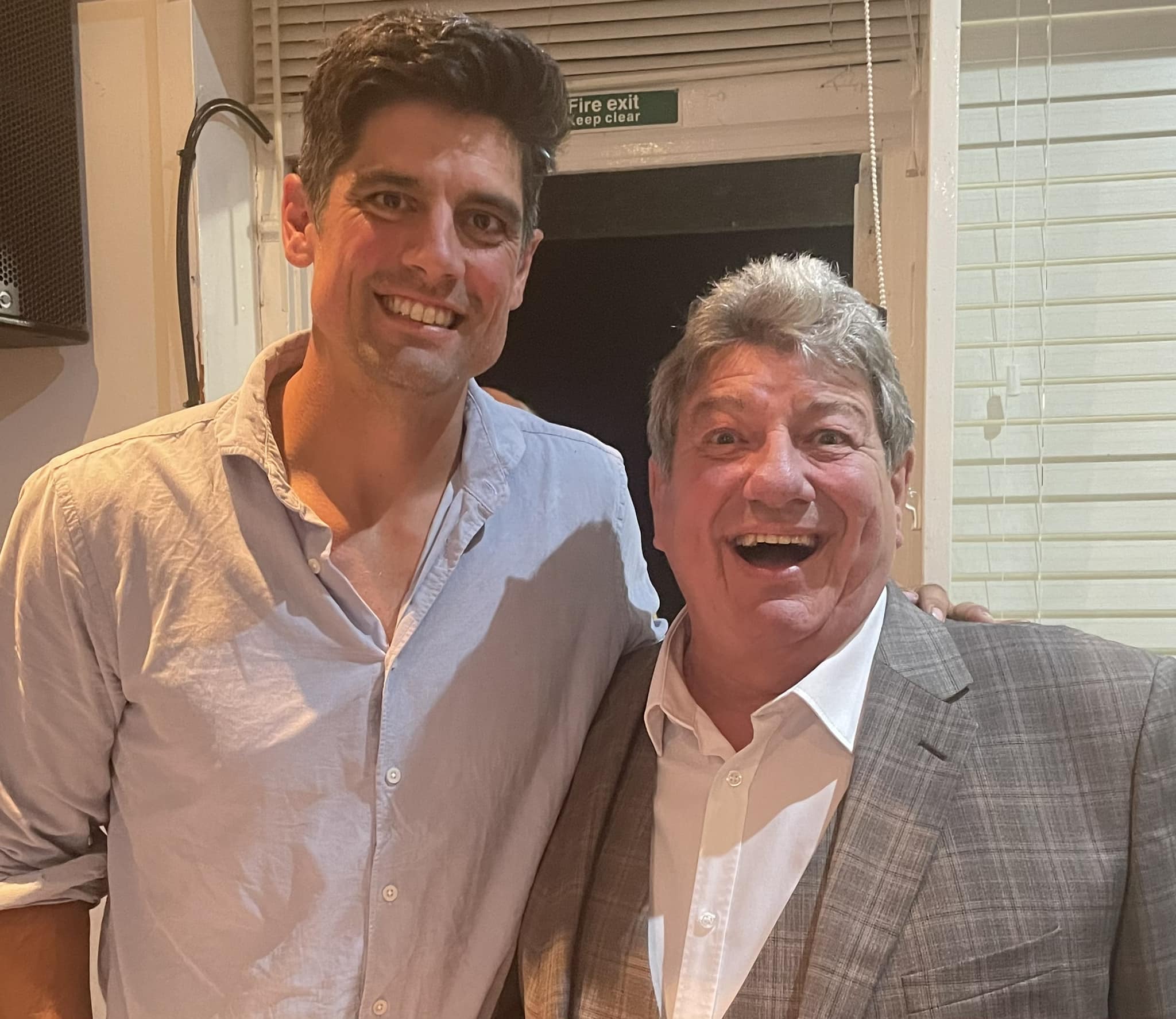 Sir Alastair Cook CBE & The Rt. Hon Austin Knight